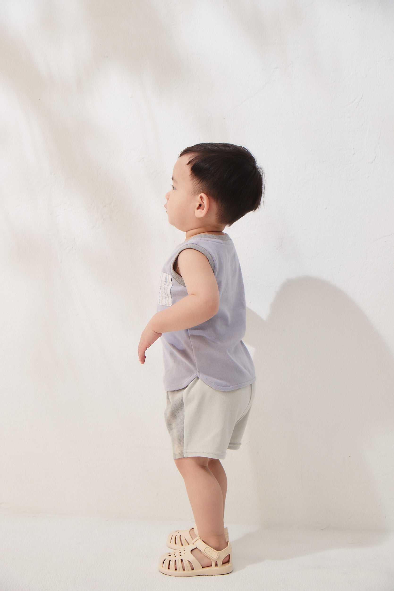 Main | 幼兒 時尚休閒短褲 | 拼接 運動風 格紋 | 100% 有機棉