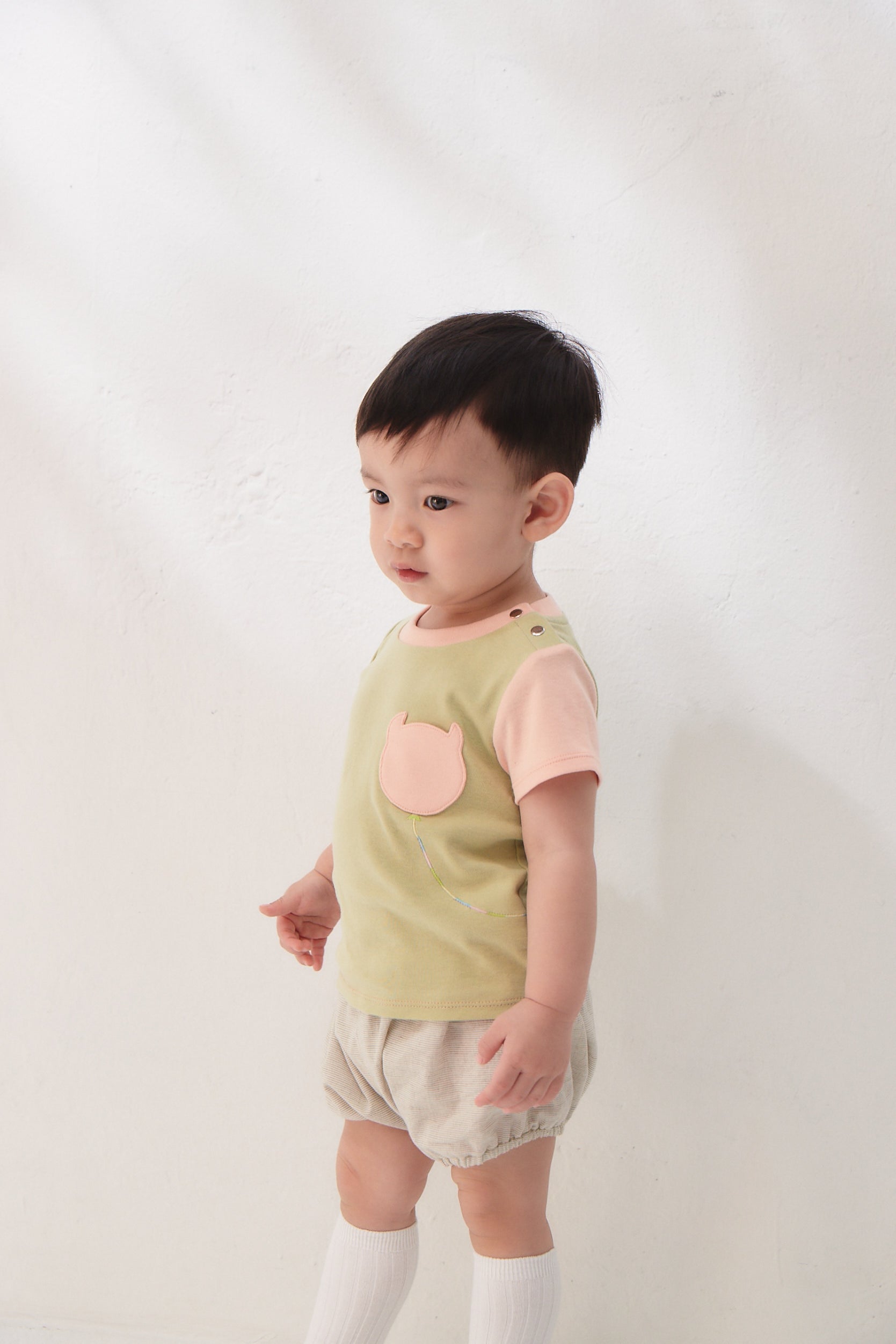Main | 幼兒 bbc 小精靈氣球圓領 T-shirt | 小精靈 Logo 拼接 刺繡 | 100%有機棉