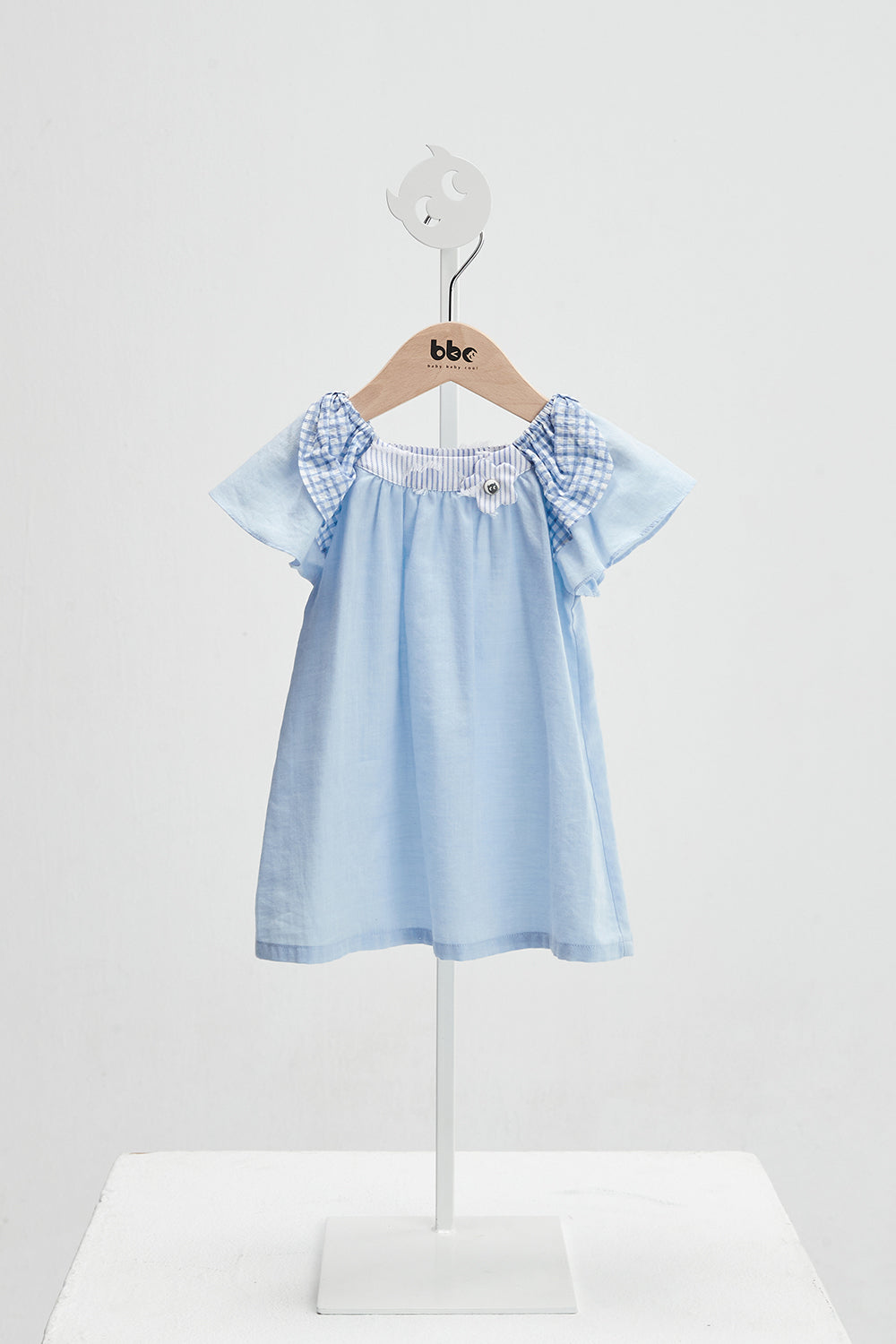 Main | 幼兒 Vichy 小花胸章立體袖洋裝 | 花朵 格紋 袖型設計 | 100% 有機棉