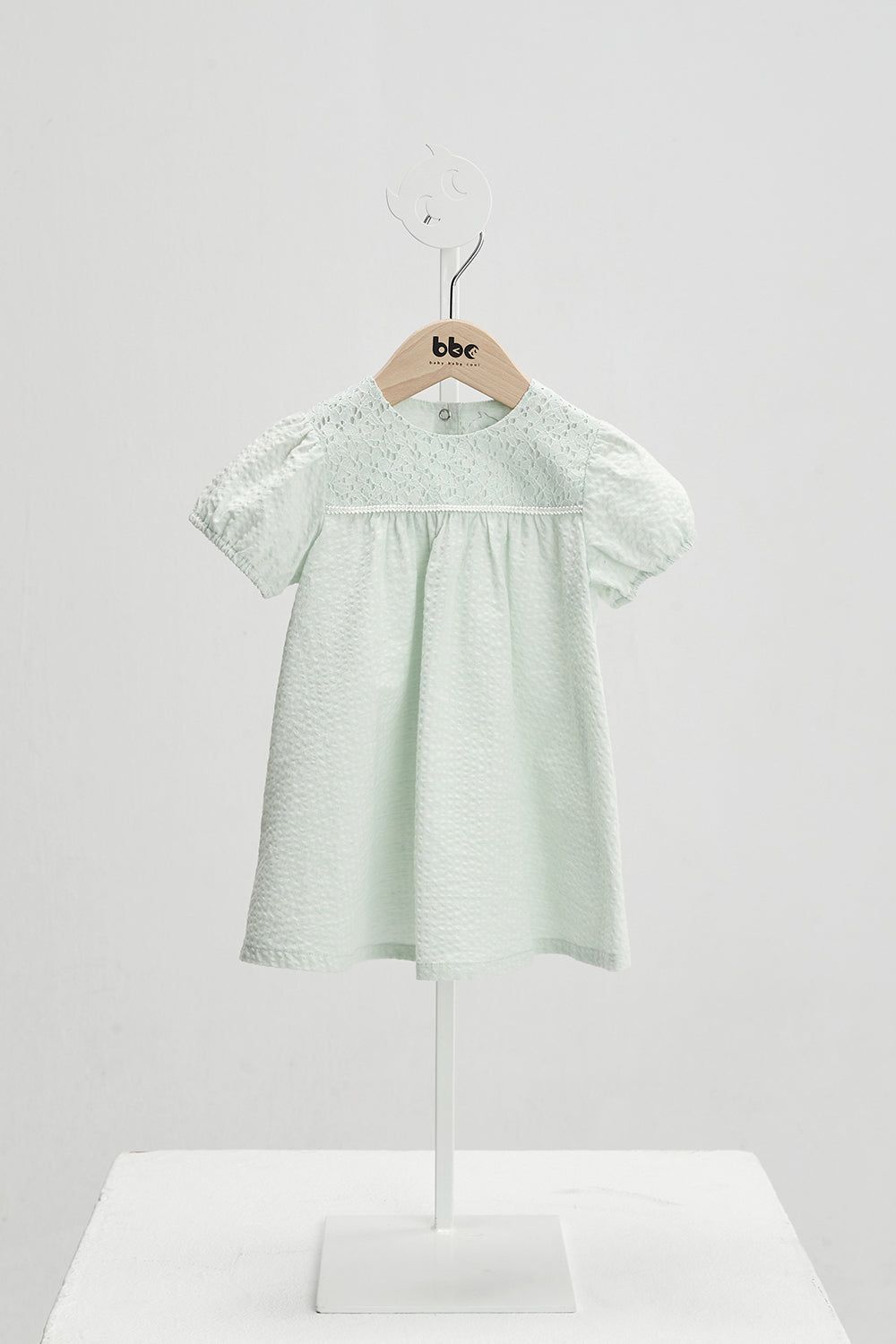 Luxury | Toddler Royal Bubble Sleeve Lace Dress | Ruched Sleeves