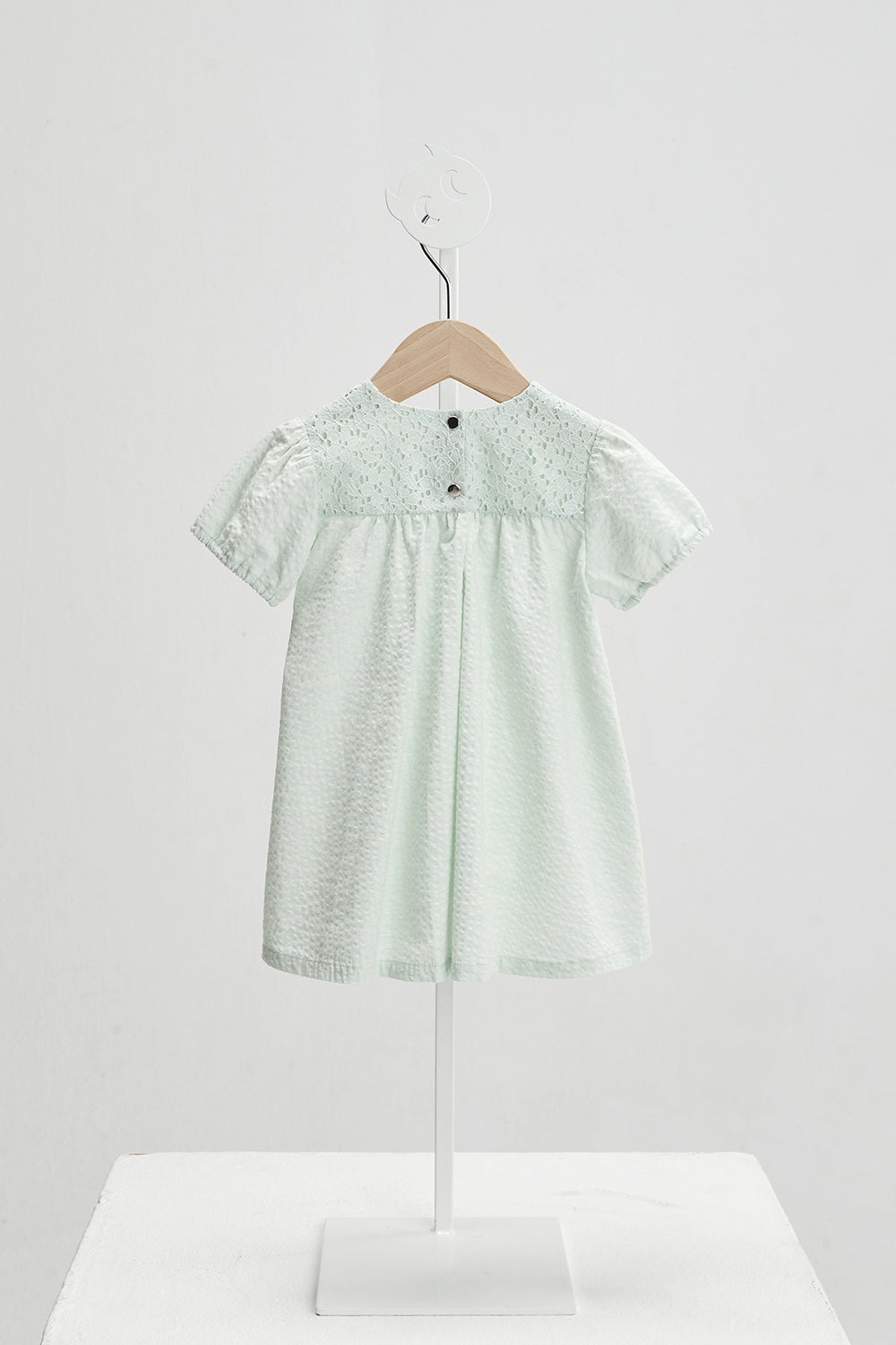Luxury | Toddler Royal Bubble Sleeve Lace Dress | Ruched Sleeves