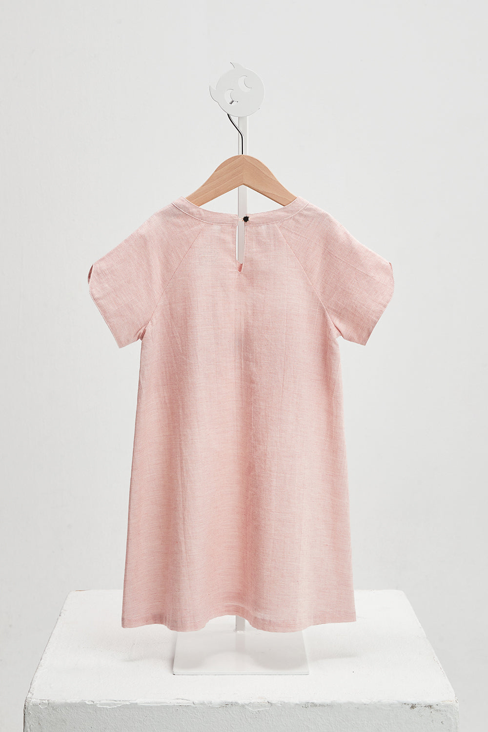 draped cut bow shirt dress