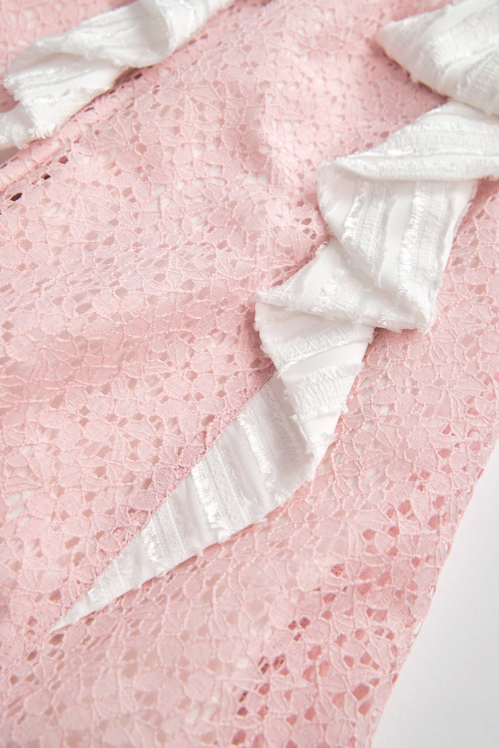 Luxury | Girls Papillon Fantasy Double Butterfly Lace Dress | Bowknot and Lotus Leaf