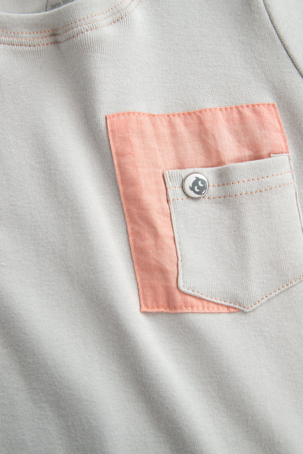 Main | 男童 Carmen Herrera 雙層口袋 T-shirt | 拼接 口袋設計 小精靈 Logo | 100% 有機棉