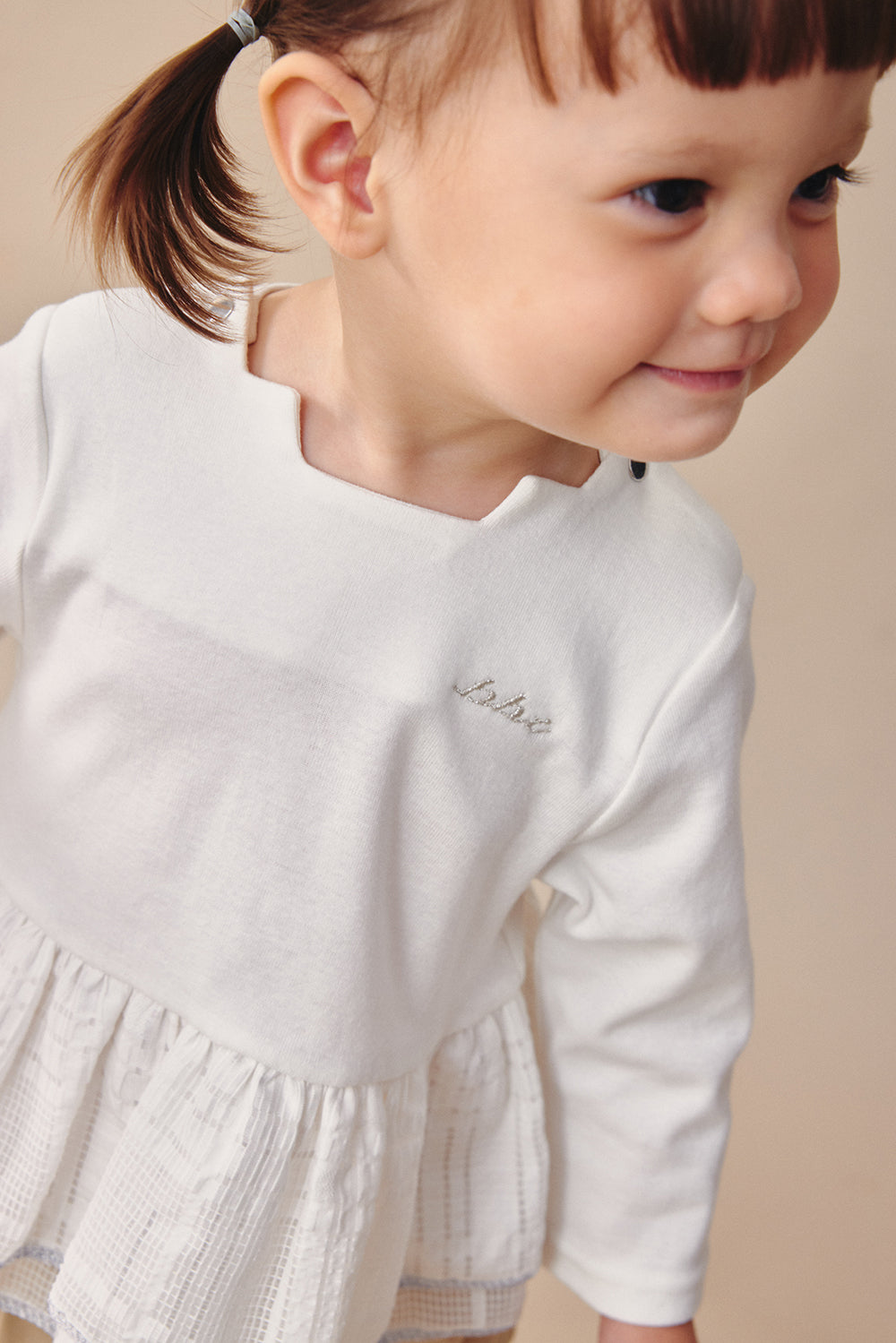 Main | 幼兒 Moon Petals荷葉裙上衣 | 長袖階梯領 荷葉 拼接 | 100%有機棉