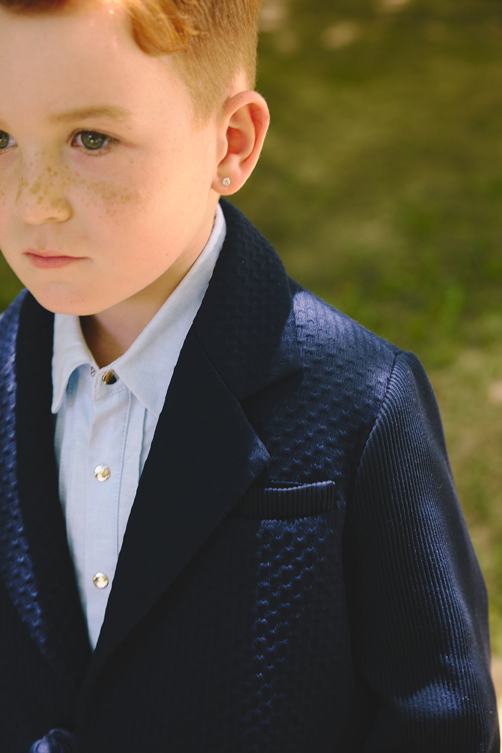 Luxury|Men|DreamLab 西裝外套|紋理面料 扭結