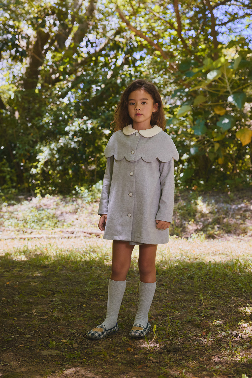 【預購】Main | 女童 Cupcake 花瓣兩件式外套 | 長袖貝殼領 花朵 可拆式 | 100%有機棉