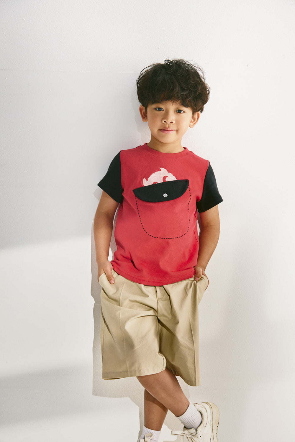 【預購】Luxury | 男童 Architect 立體剪裁五分褲