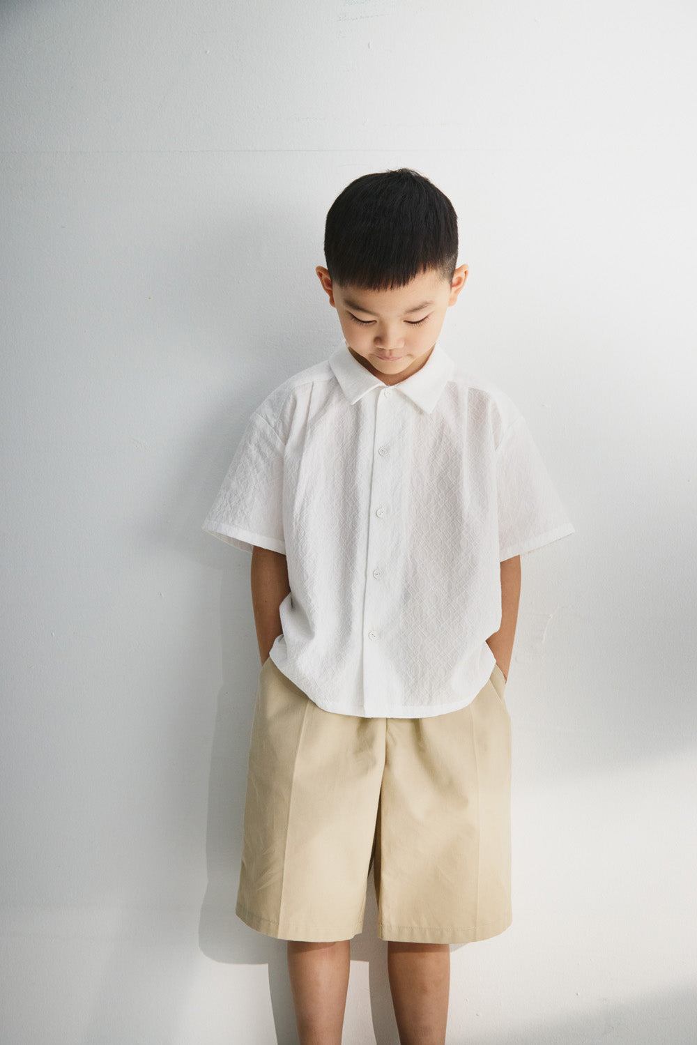 【預購】Luxury | 男童 Architect 立體剪裁五分褲