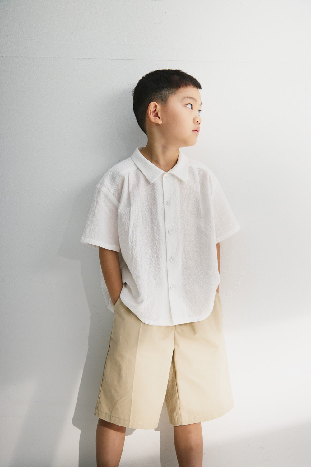 【預購】Luxury | 男童 Architect 立體剪裁五分褲