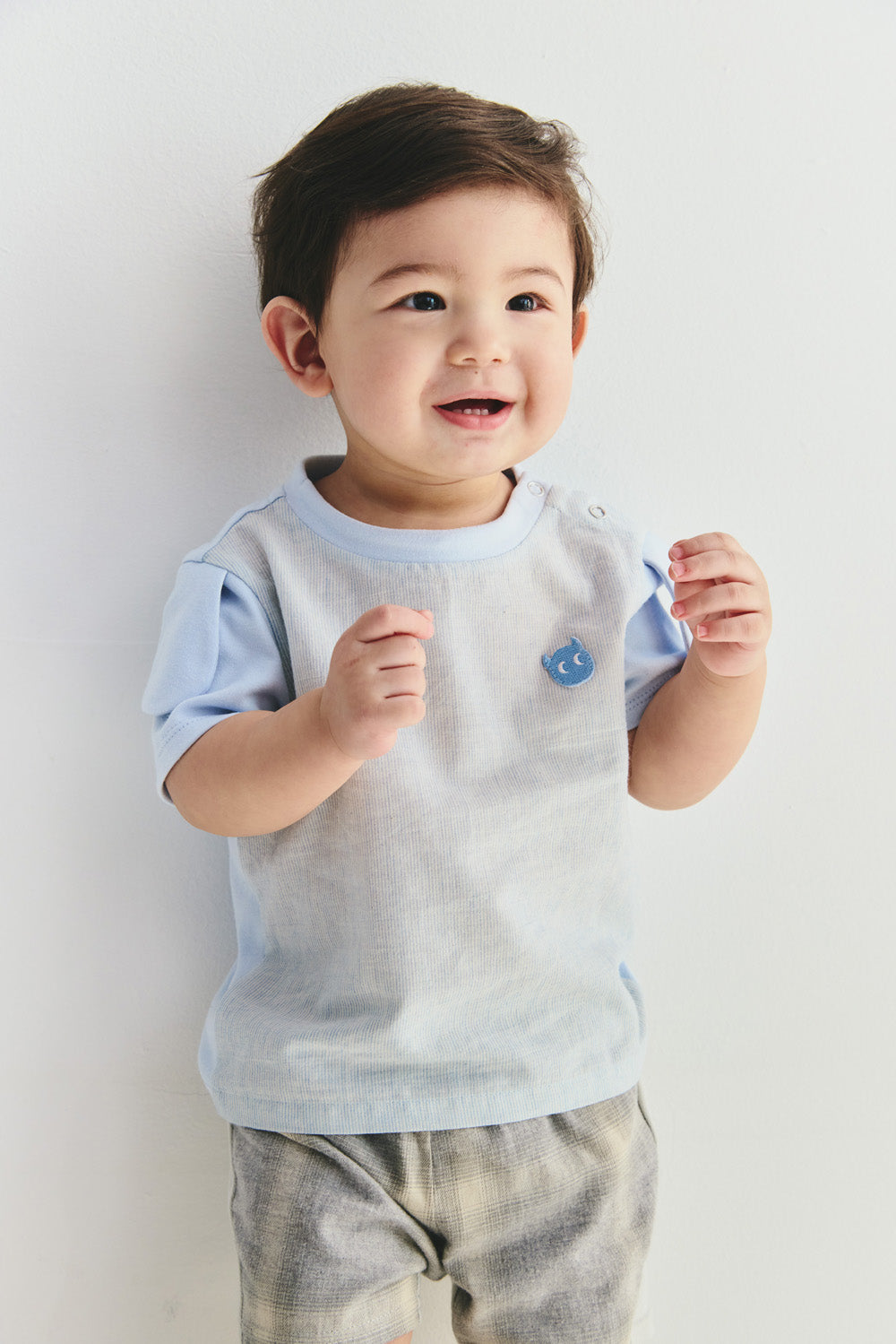 Main | 幼兒 Everyday 小精靈 Logo 立體剪裁帕皮上衣 | 100% 有機棉