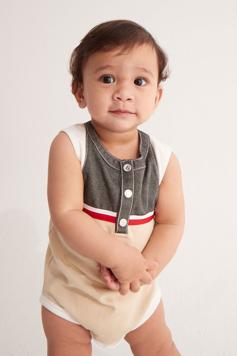 Home | Toddler Neo-Avant-Garde Series - Olympic Onesie | Sporty Style | 100% Organic Cotton
