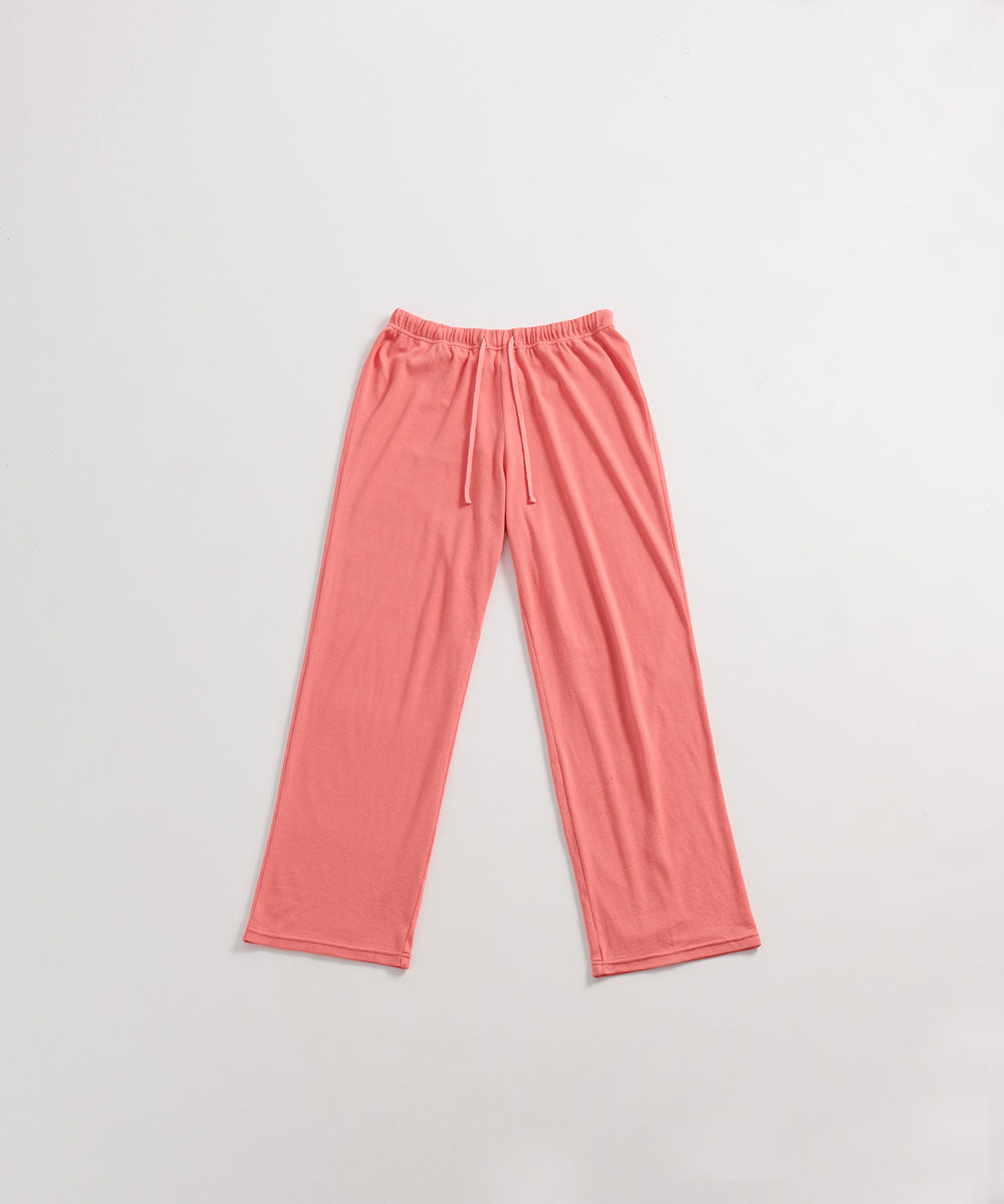 Basic | 成人 小精靈居家套組(女士) (粉紅) | 小精靈 Logo 拼接 | 100% 有機棉