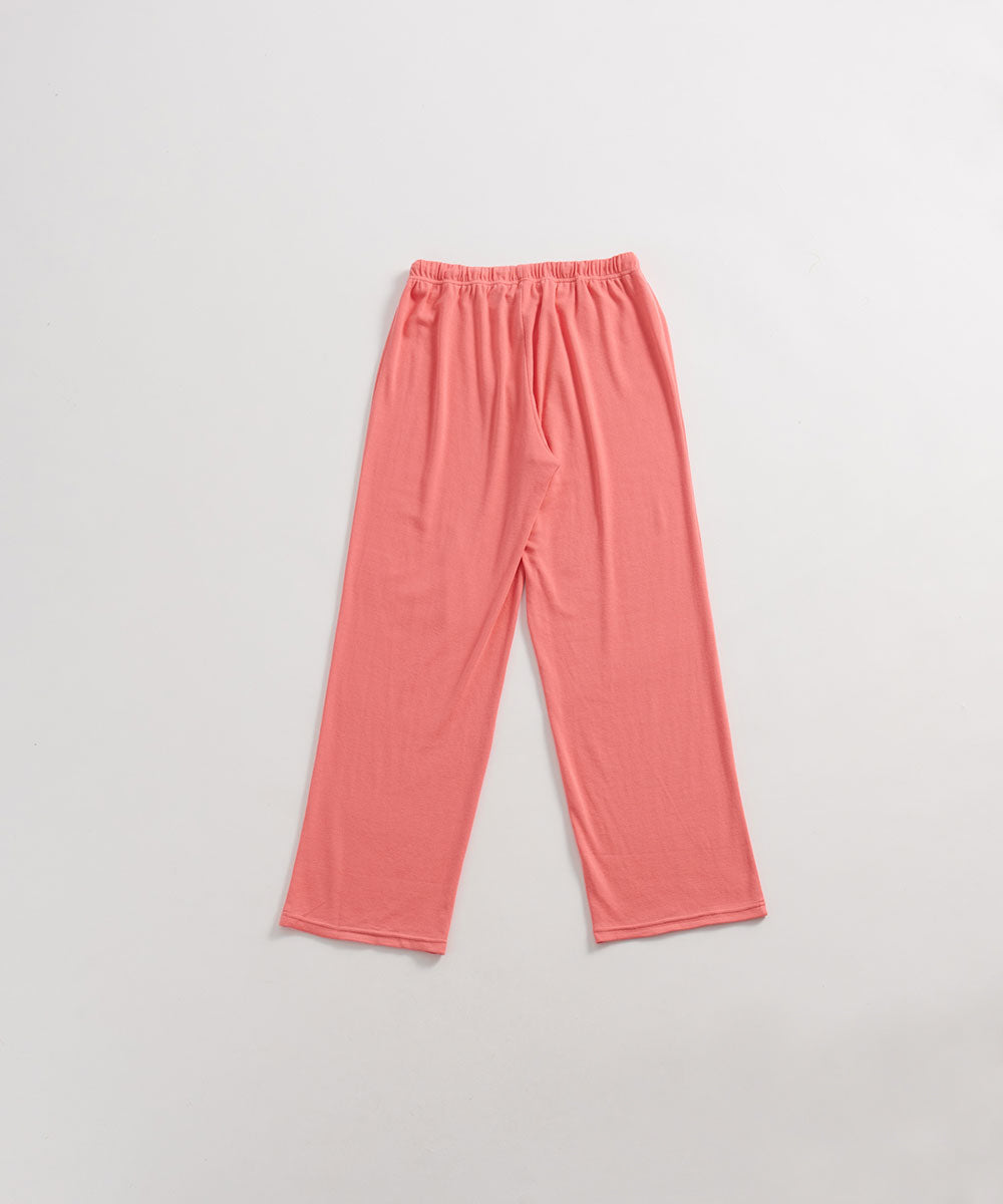 Basic | 成人 小精靈居家套組(女士) (粉紅) | 小精靈 Logo 拼接 | 100% 有機棉