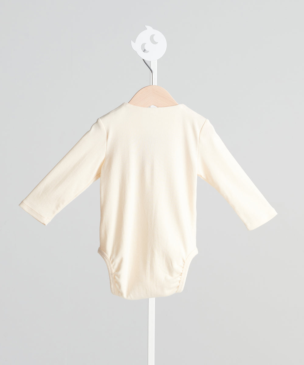 Main | Toddler butterfly pattern collar bodysuit | Stitching | 100% organic cotton