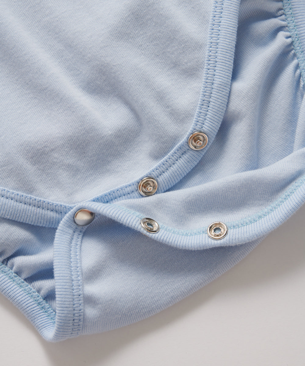 Main | Toddler butterfly pattern collar bodysuit | Stitching | 100% organic cotton