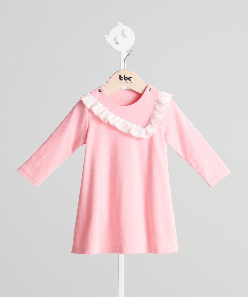 Main | Toddler Elegant Polka Dot Lotus Leaf Bodycon Dress | Patchwork | 100% Organic Cotton