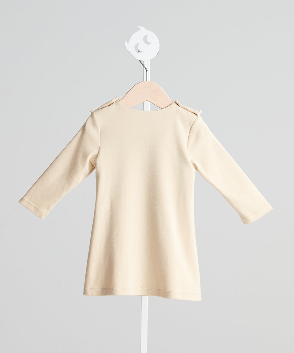 Main | Toddler Elegant Polka Dot Lotus Leaf Bodycon Dress | Patchwork | 100% Organic Cotton