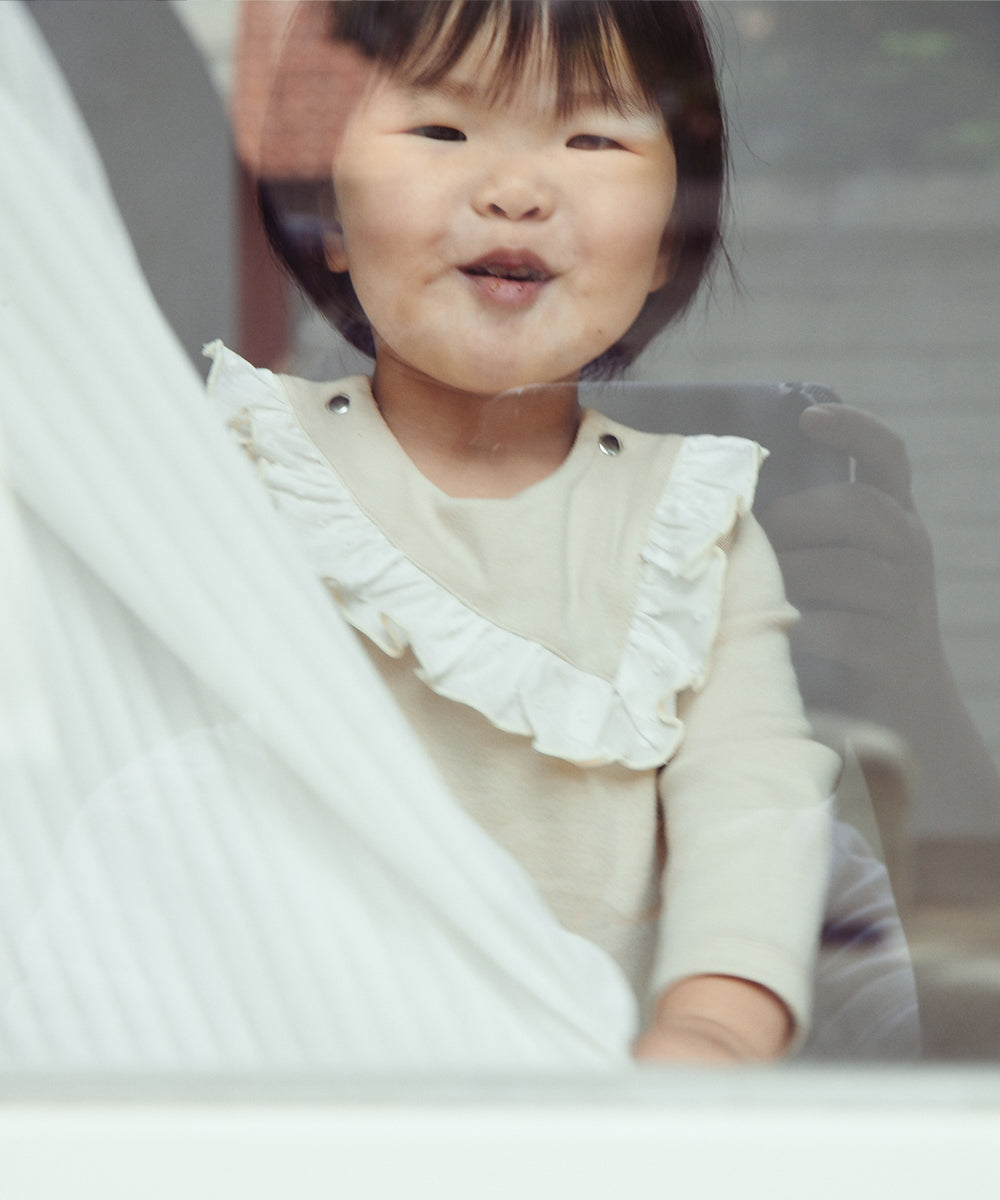 Main | Toddler Elegant Polka Dot Lotus Leaf Bodycon Dress | Patchwork | 100% Organic Cotton