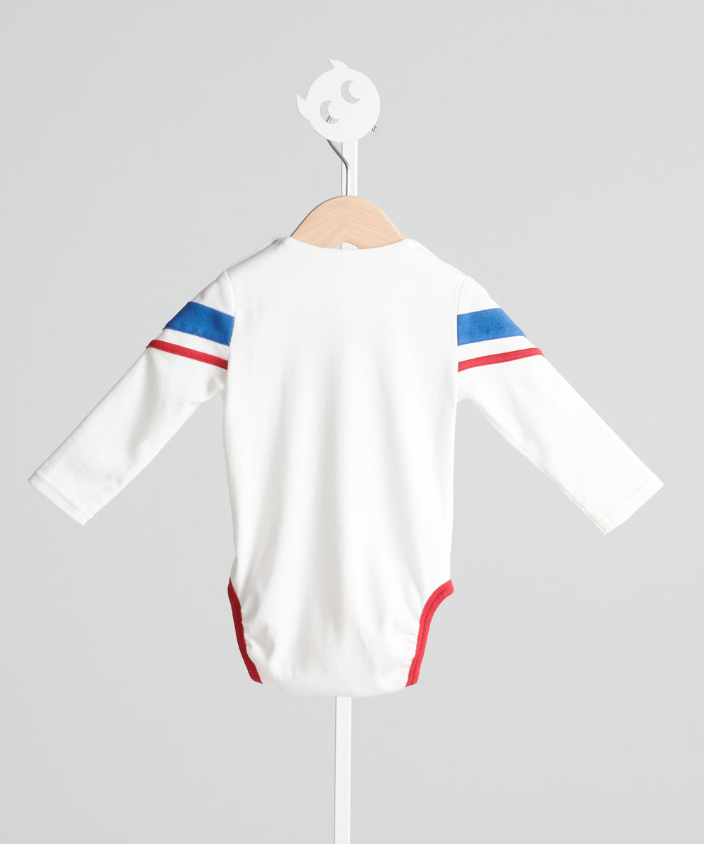 Main | Toddler David Bowie Lightning Panel Bodysuit | Paneled | 100% organic cotton
