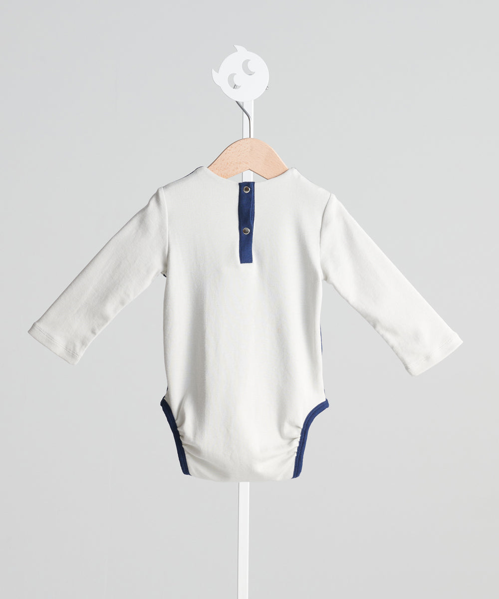 Main | Toddler Kingsman Bow Tie Bodysuit | Paneled | 100% organic cotton