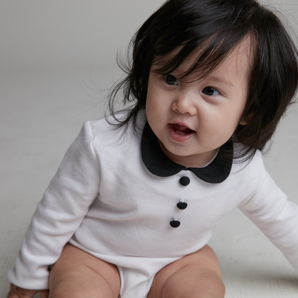 Main | 幼兒 優雅小圓領包屁衣 | 小圓領 | 100% 有機棉