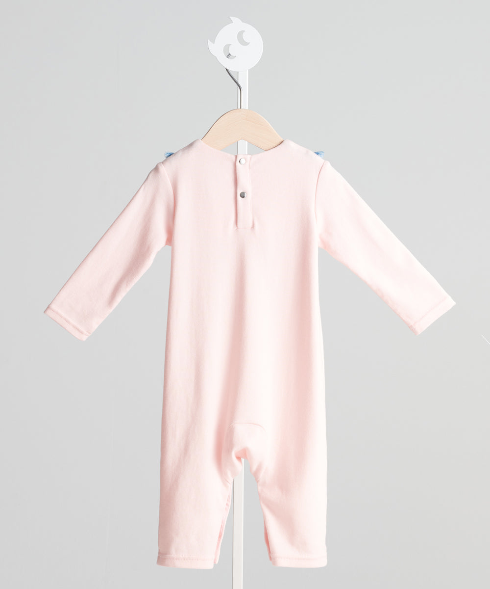 Main | Newborn/Toddler Tress Denim Bunny Bodysuit | Paneled | 100% organic cotton