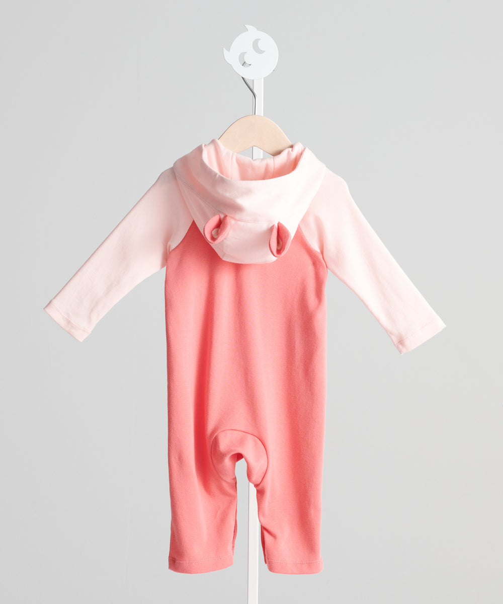 Main | Newborn/Toddler Baby Bear Furry Bunny Bodysuit | Paneled | 100% organic cotton