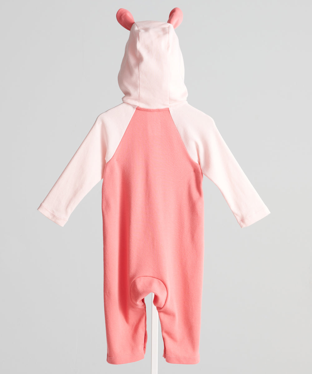 Main | Newborn/Toddler Baby Bear Furry Bunny Bodysuit | Paneled | 100% organic cotton