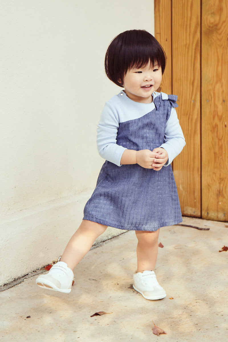 Main | Toddler Alice in Wonderland Jumpsuit | Paneled | 100% organic cotton