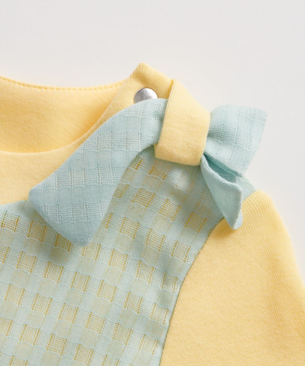 Main | Toddler Alice in Wonderland Jumpsuit | Paneled | 100% organic cotton