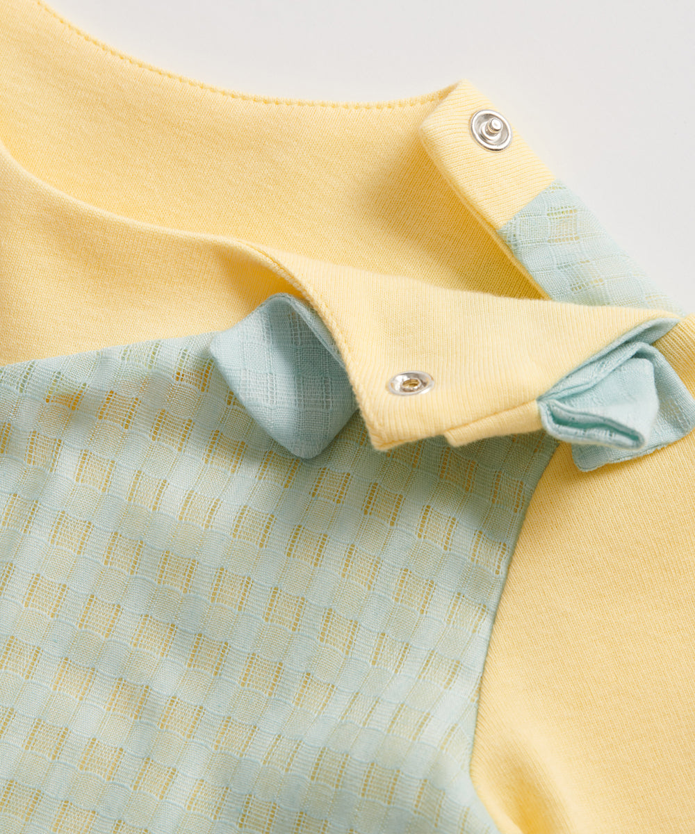 Main | Toddler Alice in Wonderland Jumpsuit | Paneled | 100% organic cotton