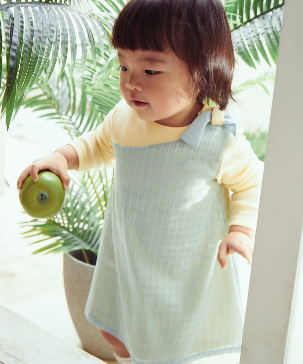 Main | Toddler Alice in Wonderland Jumpsuit | Paneled | 100% organic cotton