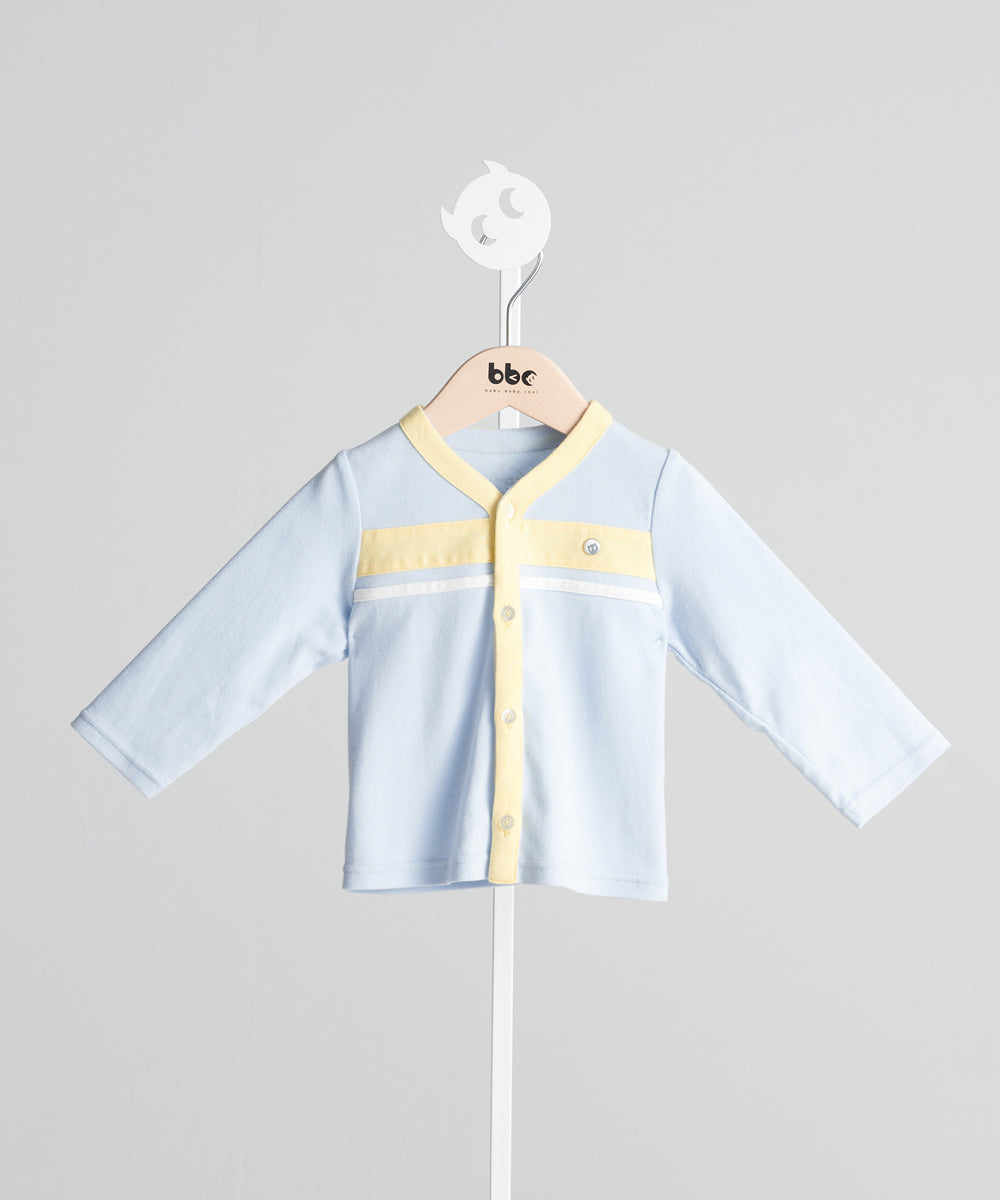 Main | Toddler British Geometric Elegant Cardigan | Paneled | 100% organic cotton