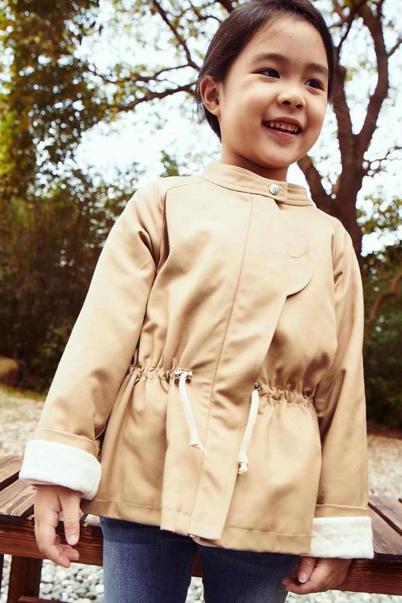 Luxury | Girls BBC Pixie Drawstring Windbreaker Jacket | Pixie Logo