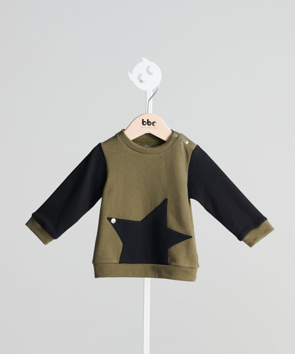 Main | Toddler Nova Twinkle Star Patchwork Top | Patchwork | 100% organic cotton