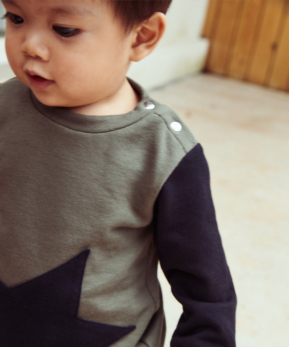 Main | 幼兒 Nova閃爍之星拼貼上衣 | 拼接 | 100% 有機棉