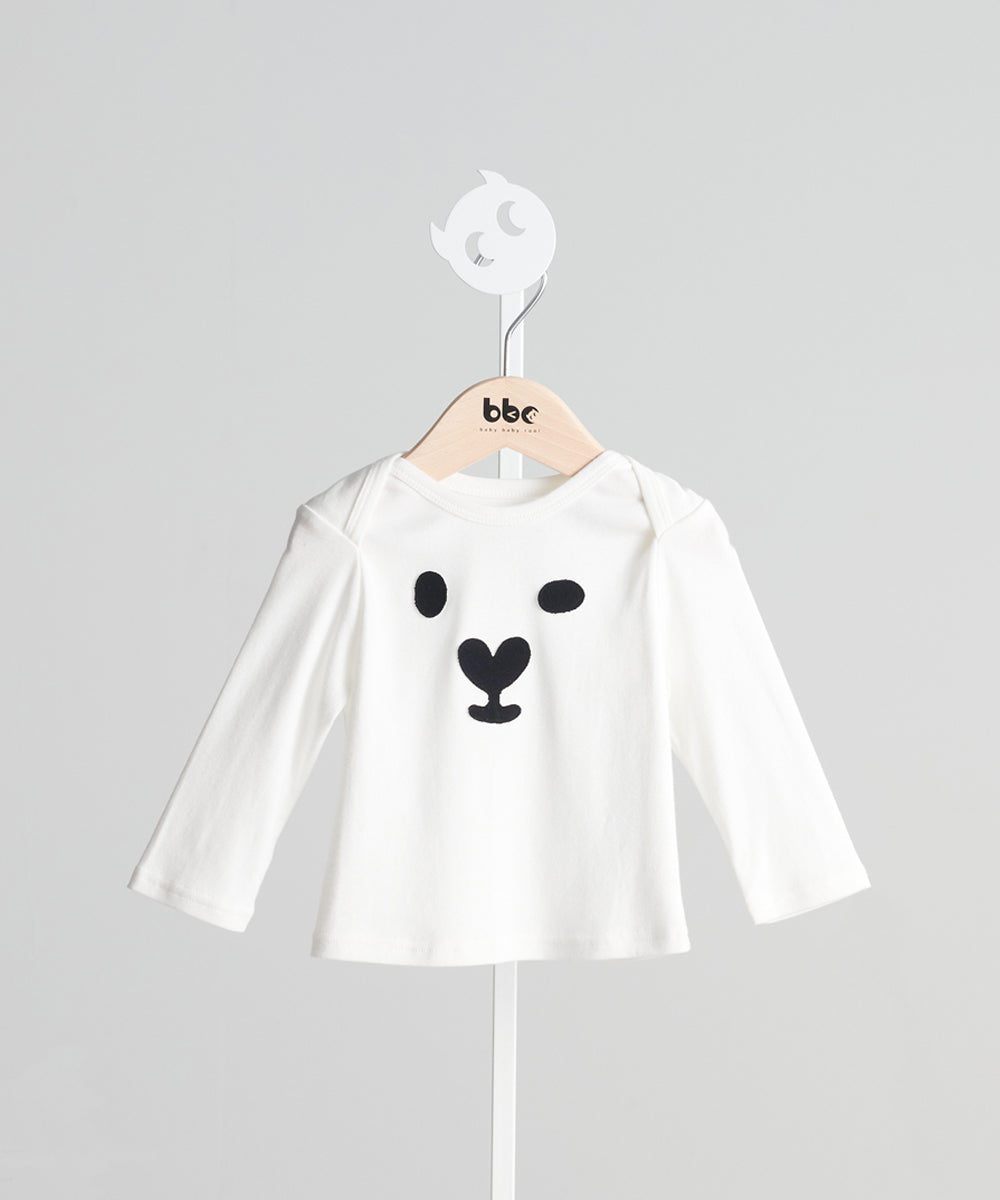 Main | Happy Face Collection for Toddlers: Heart Nose Bunny Top | Heart | 100% organic cotton