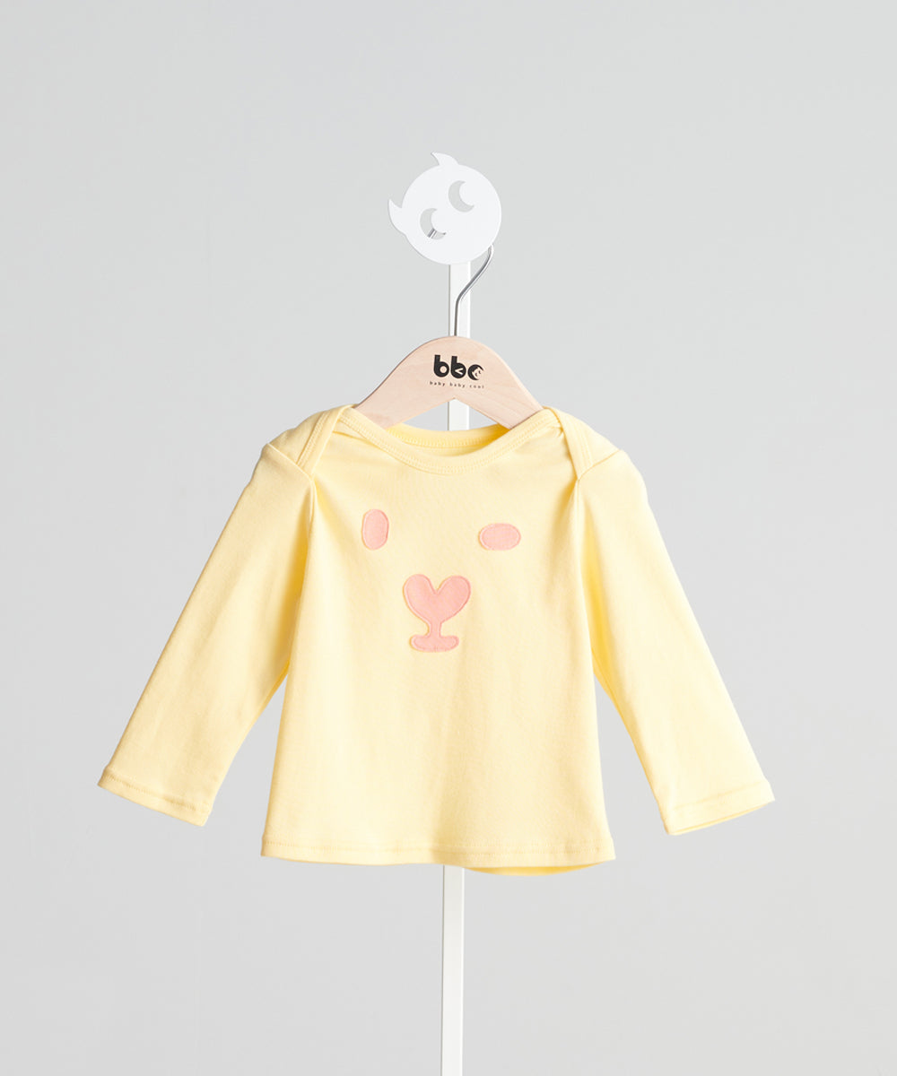 Main | Happy Face Collection for Toddlers: Heart Nose Bunny Top | Heart | 100% organic cotton