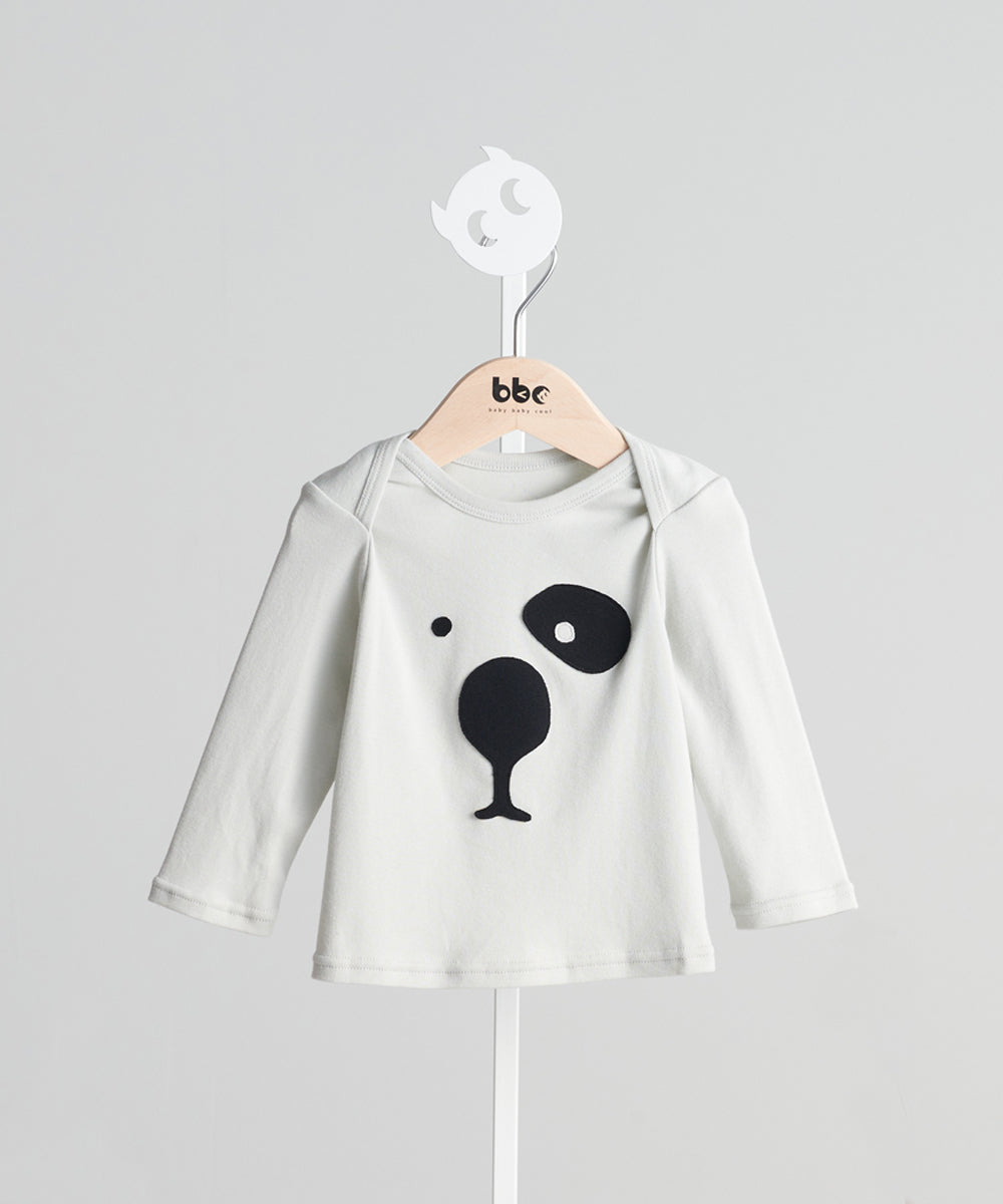 Main | Happy Face Collection for Toddlers: Big Nosed Dog Top | Animal Face | 100% Organic Cotton