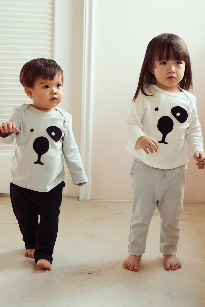 Main | Happy Face Collection for Toddlers: Big Nosed Dog Top | Animal Face | 100% Organic Cotton