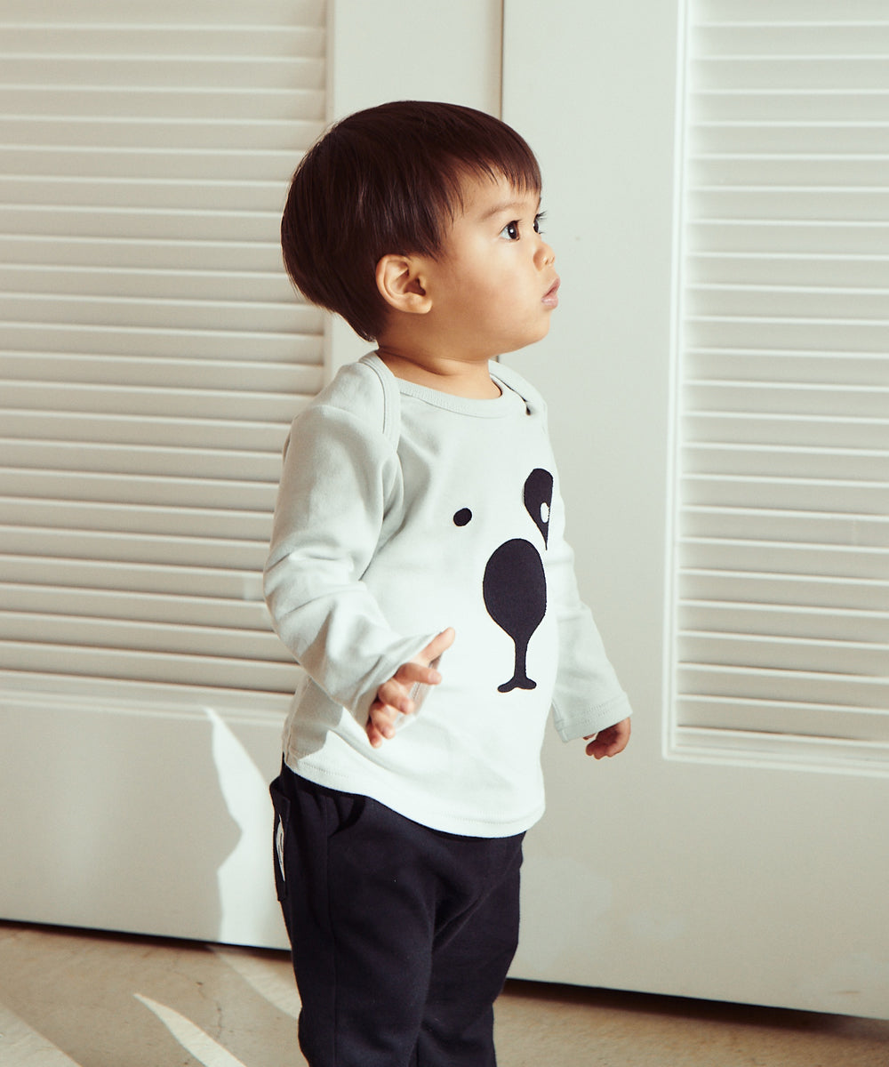 Main | Happy Face Collection for Toddlers: Big Nosed Dog Top | Animal Face | 100% Organic Cotton