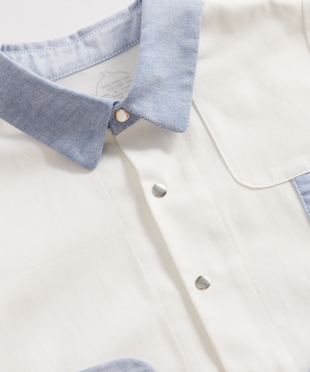 Main | 男童 英倫風拼接襯衫 | 拼接 | 100% 有機棉