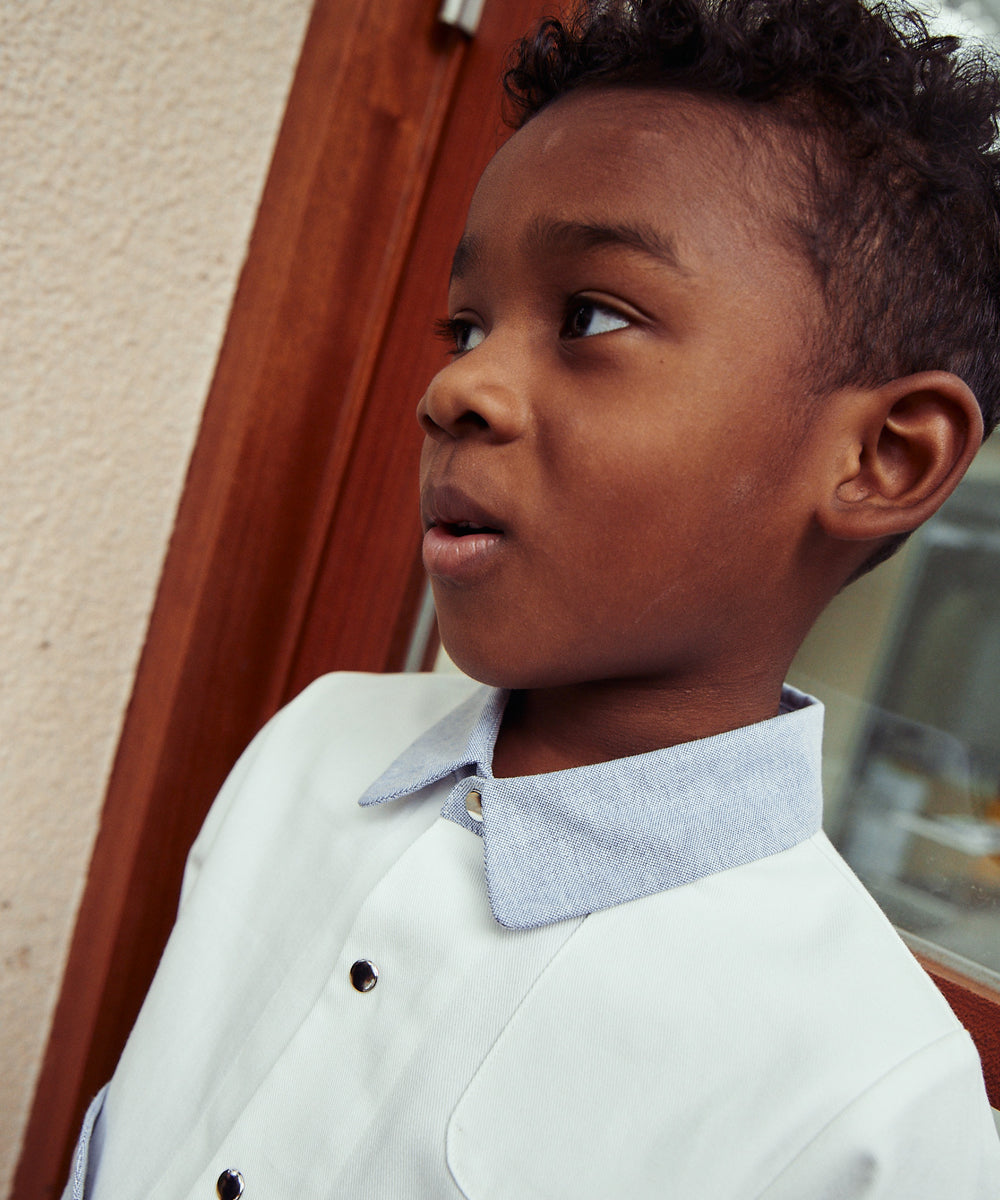 Main | 男童 英倫風拼接襯衫 | 拼接 | 100% 有機棉