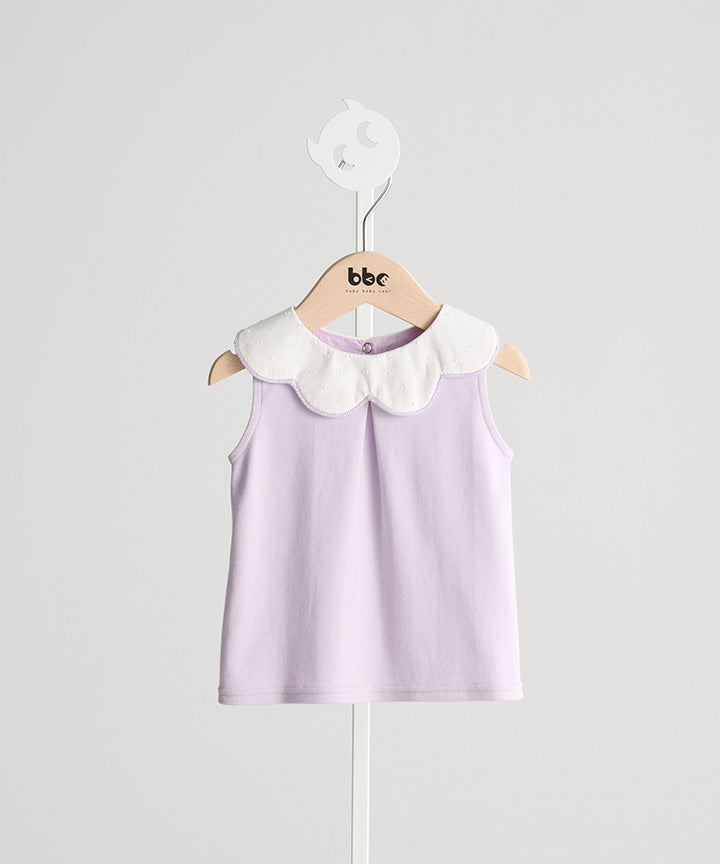Main | Toddler Cloud Dot Collar Top | Collar Design | 100% Organic Cotton