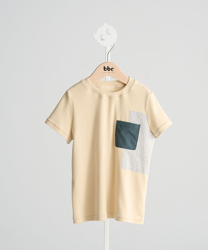 Main | 男童 口袋拼貼T-Shirt | 拼接 | 100% 有機棉