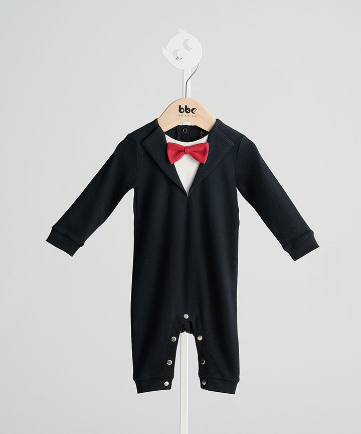 Main | Newborn Formal Bodysuit | Bow Tie | 100% Organic Cotton