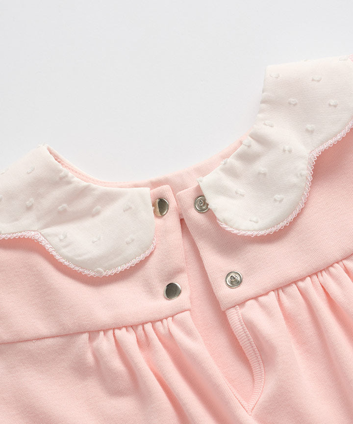Main | Toddler Cloud Dot Collar Top | Collar Design | 100% Organic Cotton