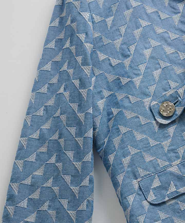 Luxury | 男童 精緻緹花西裝外套 | 提花