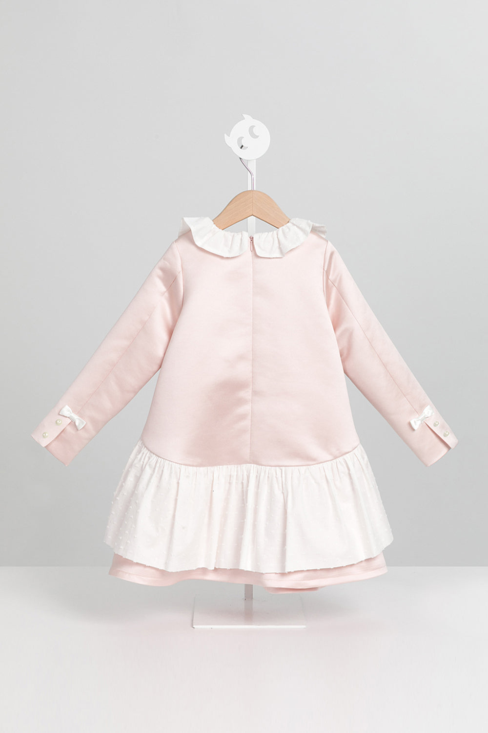 【訂製款】Luxury | 女童 訂製-Sprinkles瑪芬荷葉洋裝 | 長袖荷葉 波浪 立體剪裁